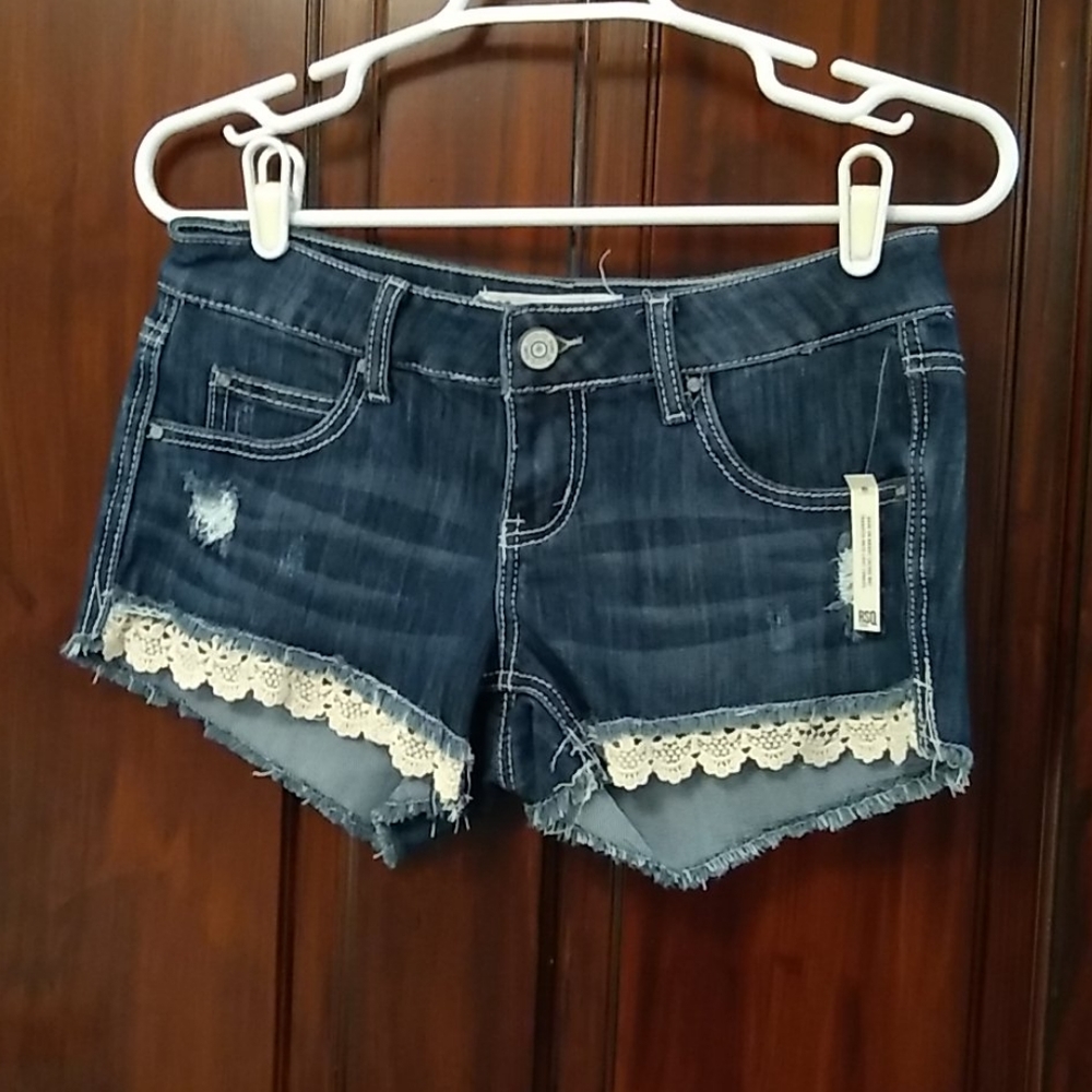 NWOT RSQ low rise denim shorts
